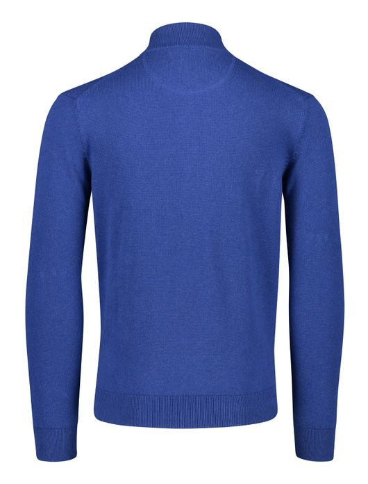 Portofino half zip trui blauw