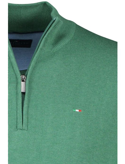 Portofino half zip trui groen