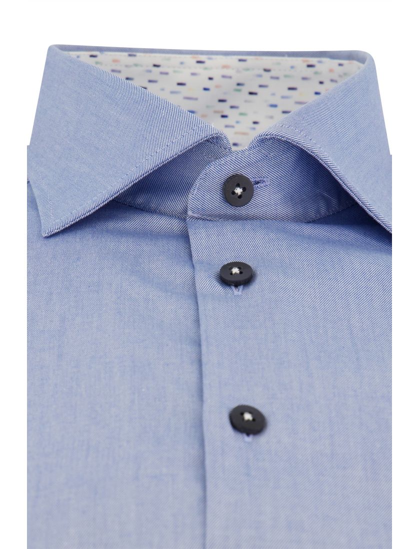 Zakelijk blauw Ledub overhemd normale fit