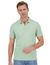 Portofino polo effen groen katoen normale fit