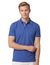 Portofino polo normale fit blauw katoen