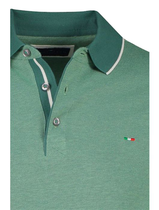 Portofino polo groen gemeleerd