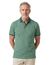 Portofino polo katoen groen gemêleerd normale fit