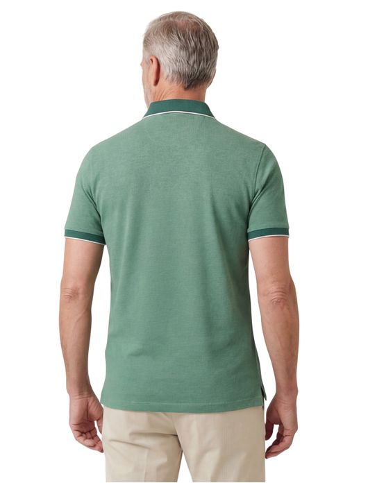 Portofino polo groen gemeleerd