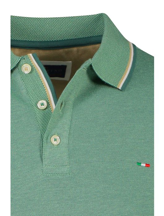 Portofino polo groen korte mouw