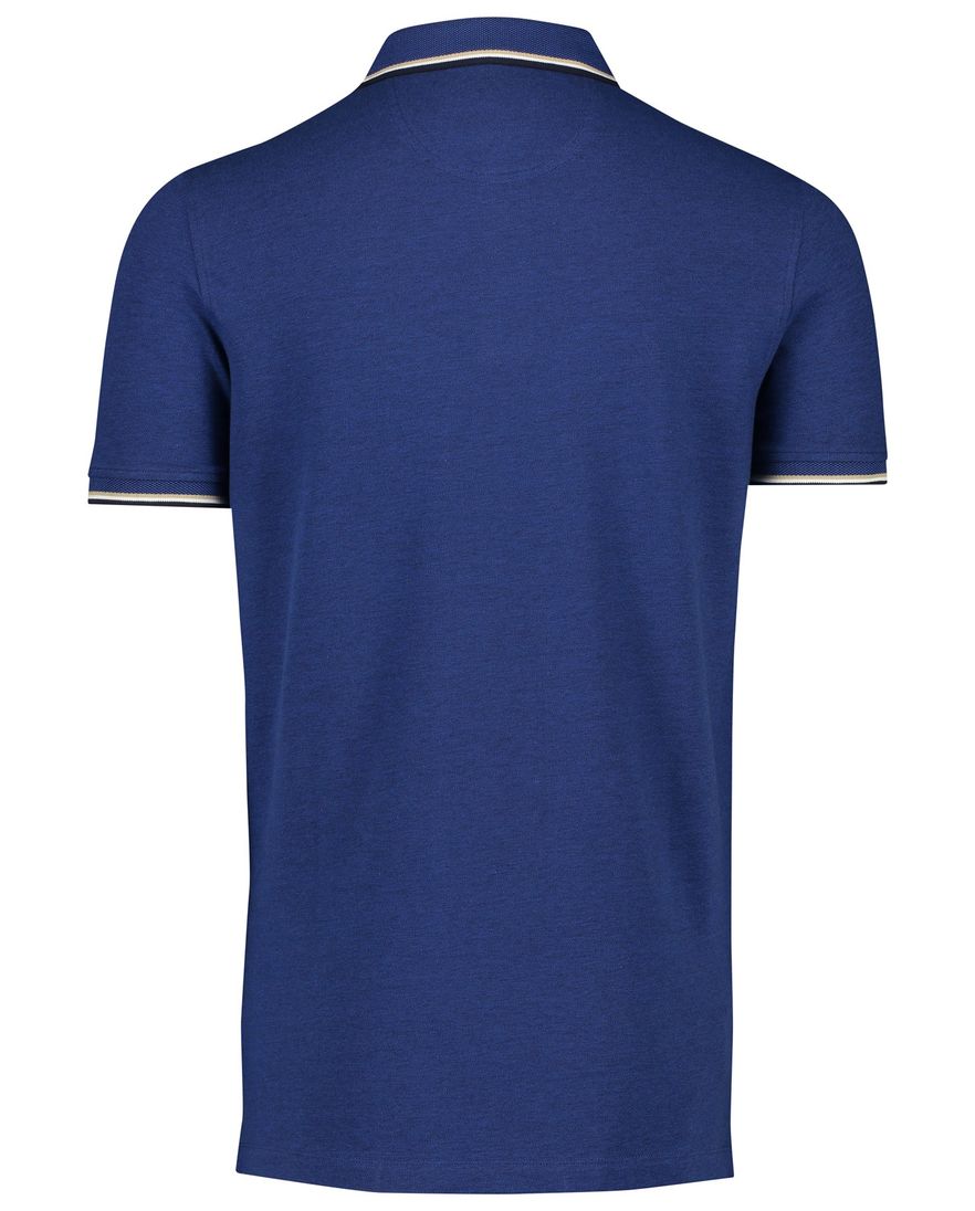 Portofino polo normale fit donkerblauw katoen