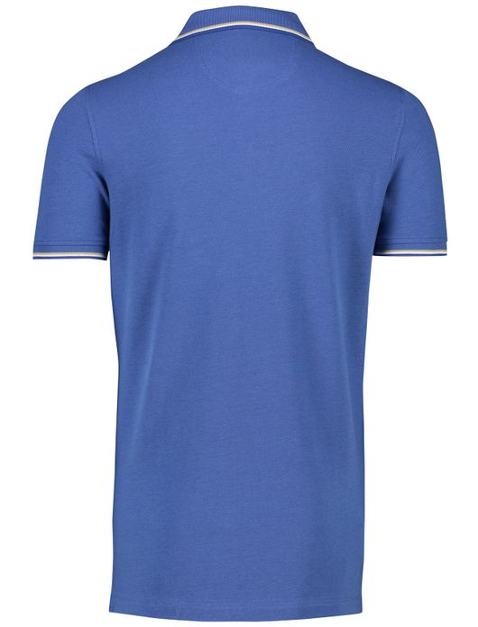 Portofino polo extra lang blauw