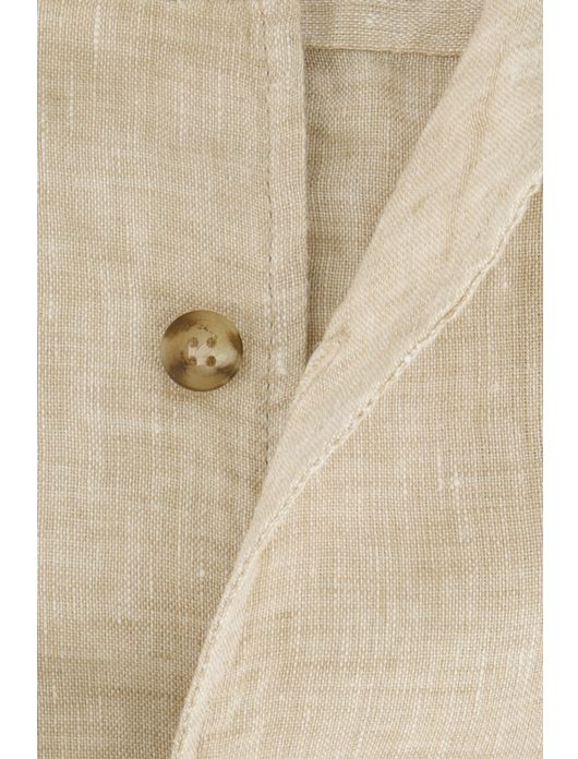 John Miller overhemd beige slim fit