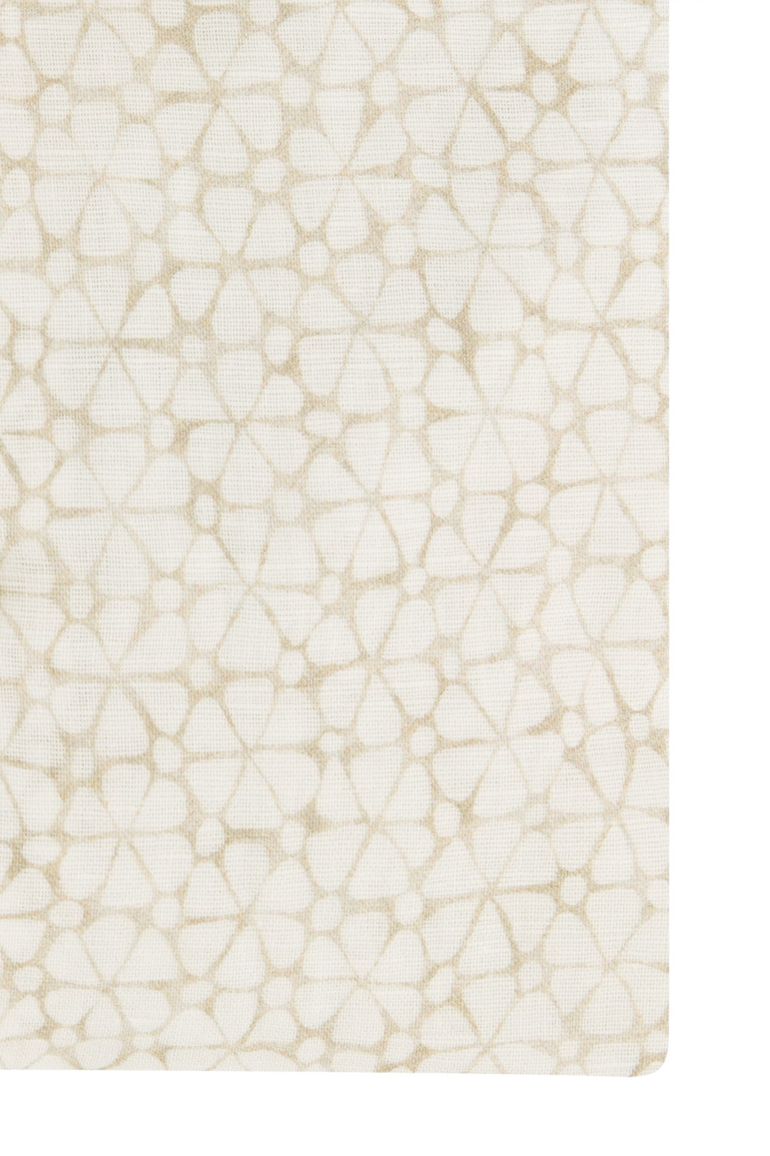 John Miller overhemd beige tailored fit