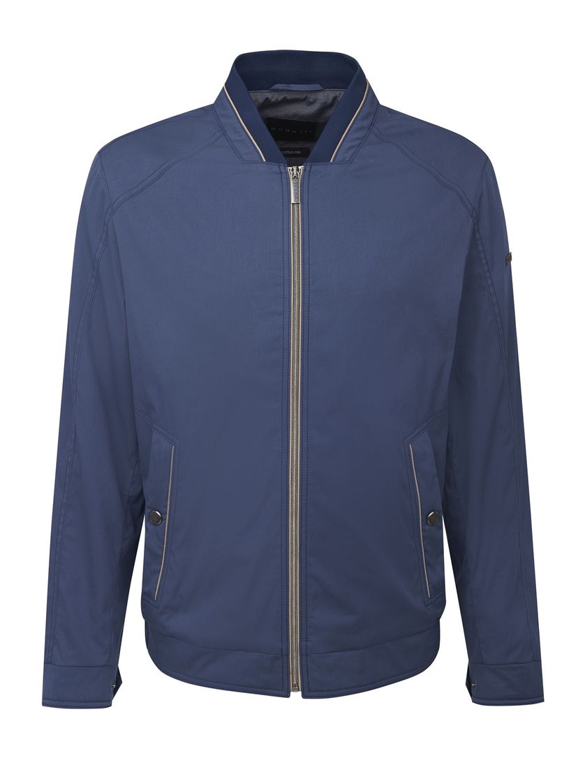 Bugatti zomerjas donkerblauw knoopzakken