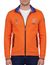 Oranje race vest Portofino effen katoen stretch