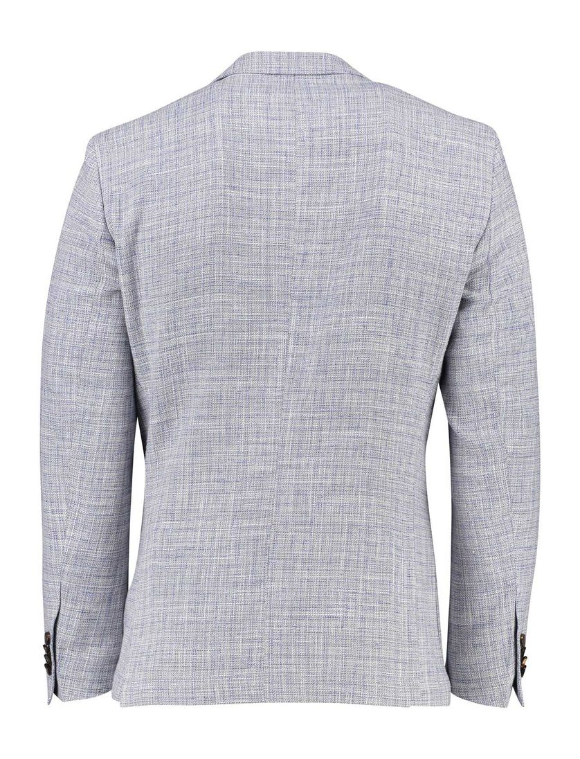 Carl Gross colbert modern fit blackline blauw gemêleerd