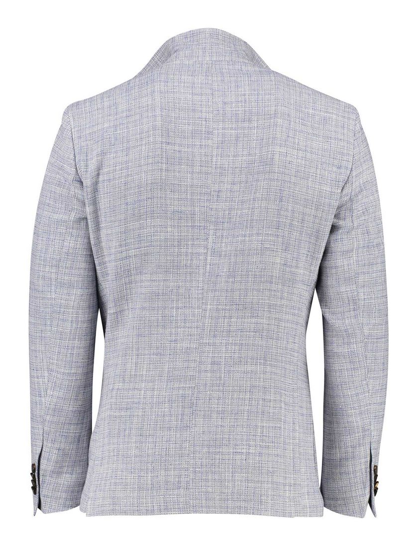 Carl Gross colbert modern fit blackline blauw gemêleerd