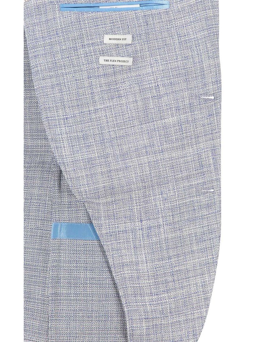 Carl Gross blauw gemêleerd colbert modern fit blackline