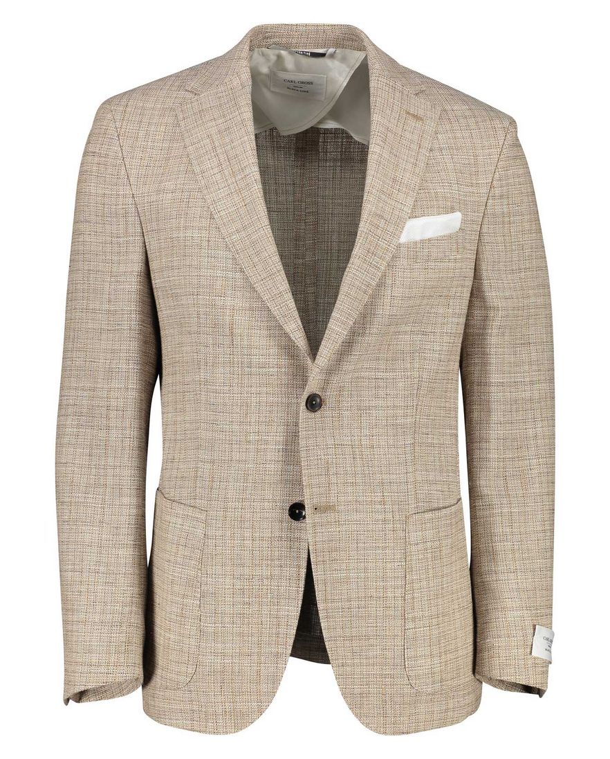 Carl Gross colbert beige gemêleerd blackline modern fit