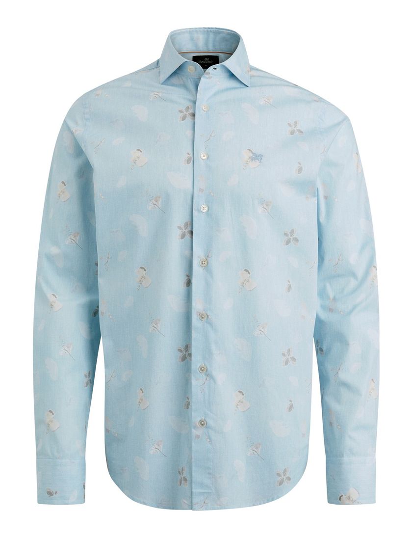 Vanguard lichtblauw geprint overhemd