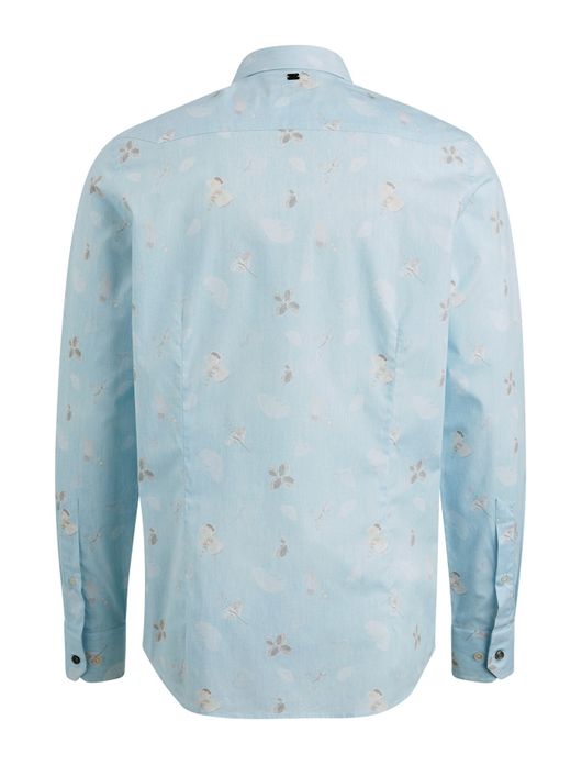 Vanguard overhemd blauw geprint