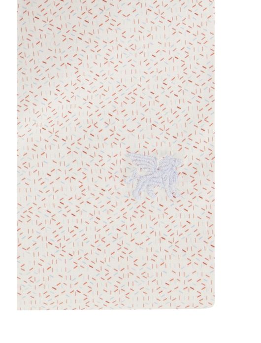 Vanguard overhemd wit geprint