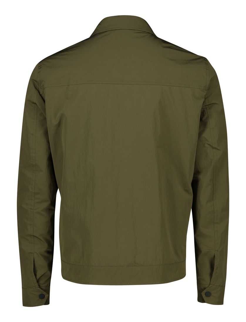 Khaki zomerjas Reset astier effen rits