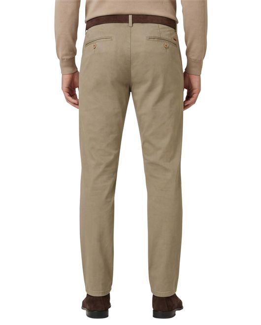 Meyer Pantalon Bonn khaki effen katoen
