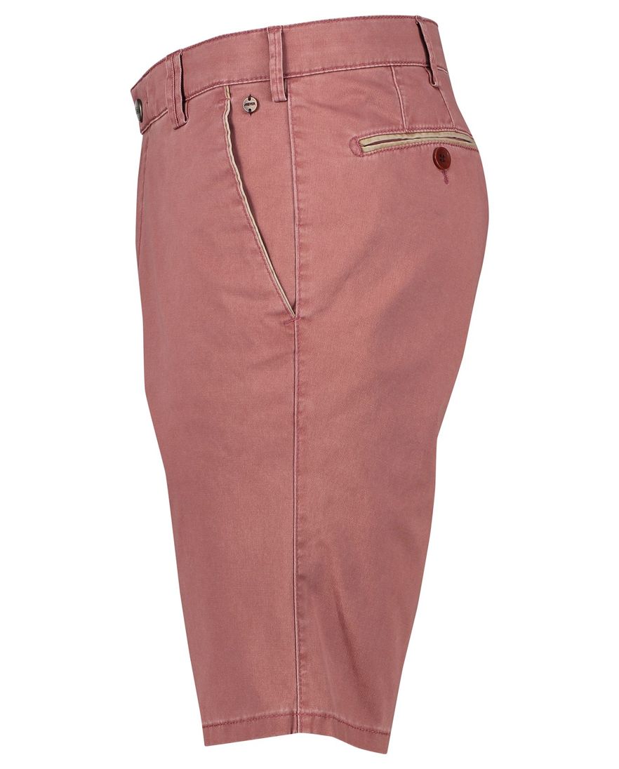 Meyer b-palma bermuda rood effen katoen