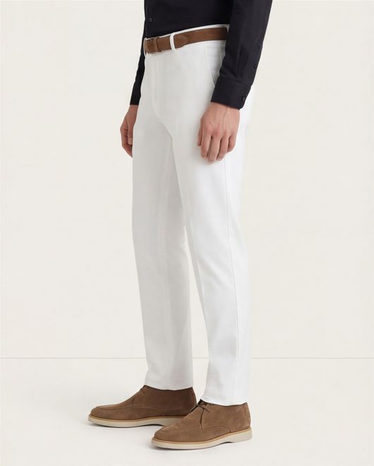 Meyer pantalon katoen wit BONN