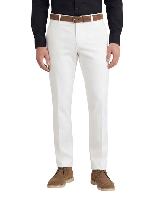 Meyer pantalon katoen wit BONN