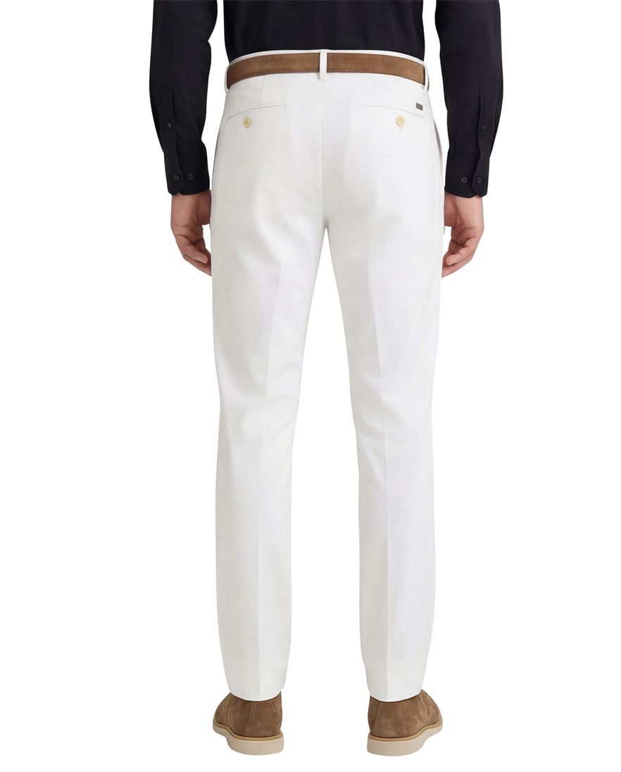 Meyer pantalon Bonn wit katoen