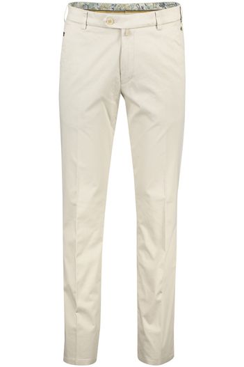 Meyer Katoenen Meyer exclusive pantalon Bonn beige modern fit