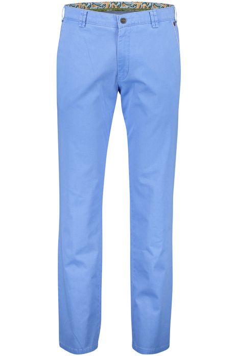 Meyer broek lichtblauw effen normale fit