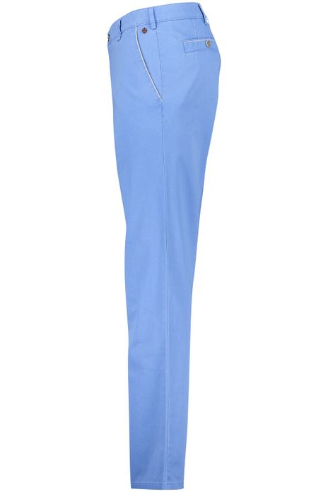 Meyer broek lichtblauw effen normale fit