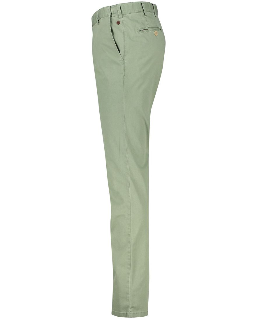 Meyer Oslo perfect fit pantalon lichtgroen katoen
