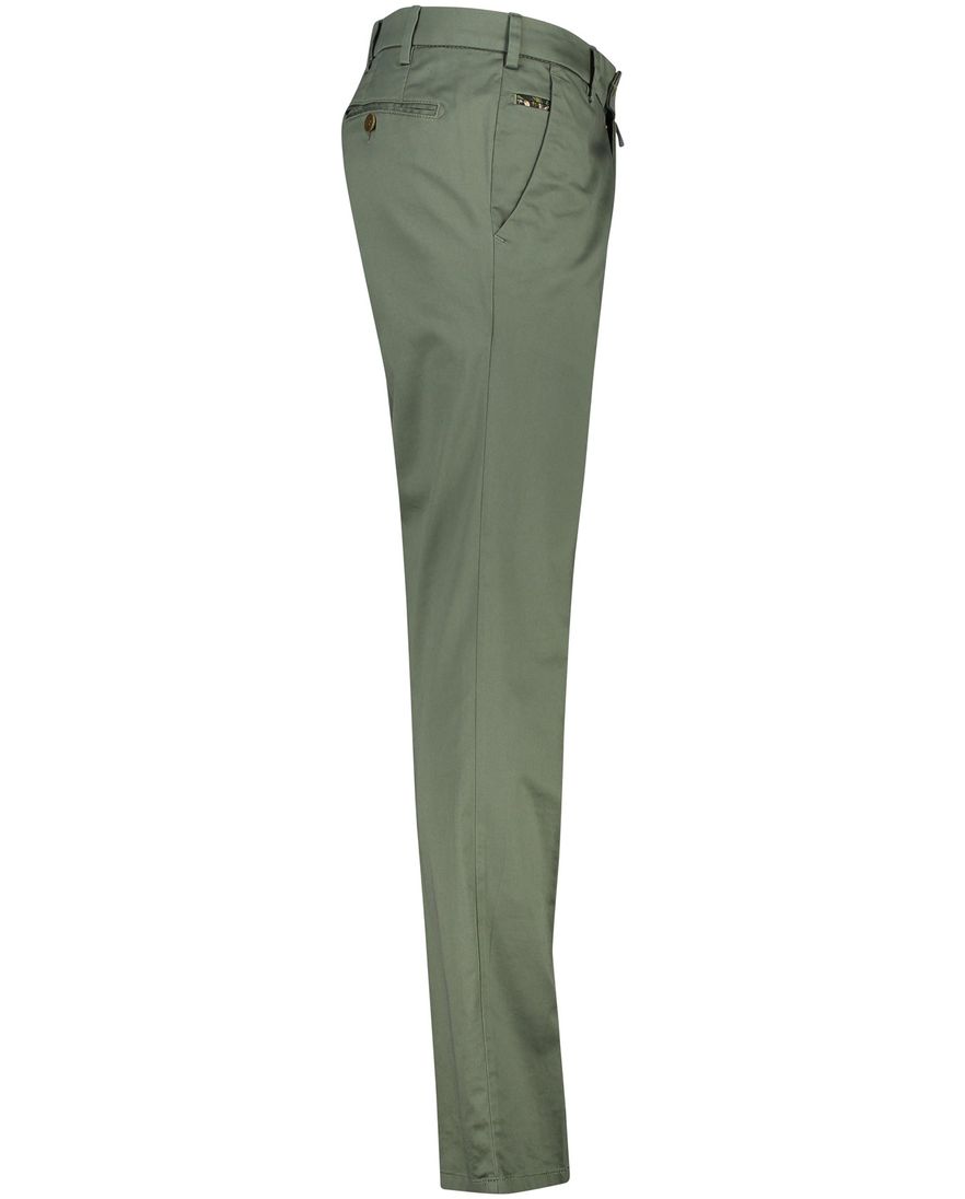 Meyer exclusive broek Bonn khaki modern fit katoen