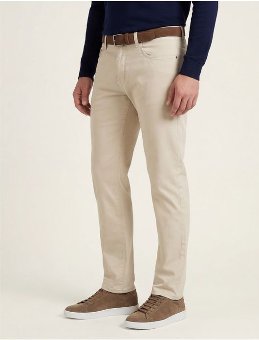 Pierre Cardin Lyon Tapered 5-pocket ecru