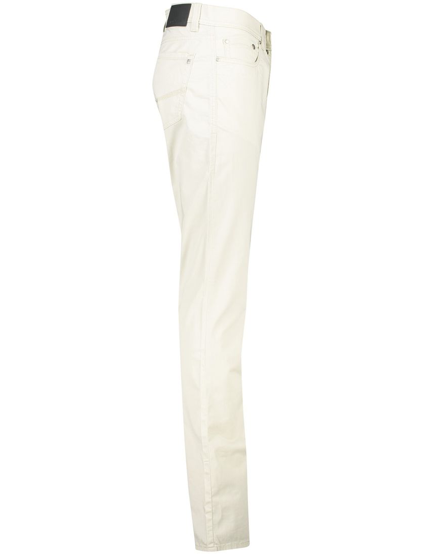 Tapered fit Pierre Cardin katoenen off-white jeans