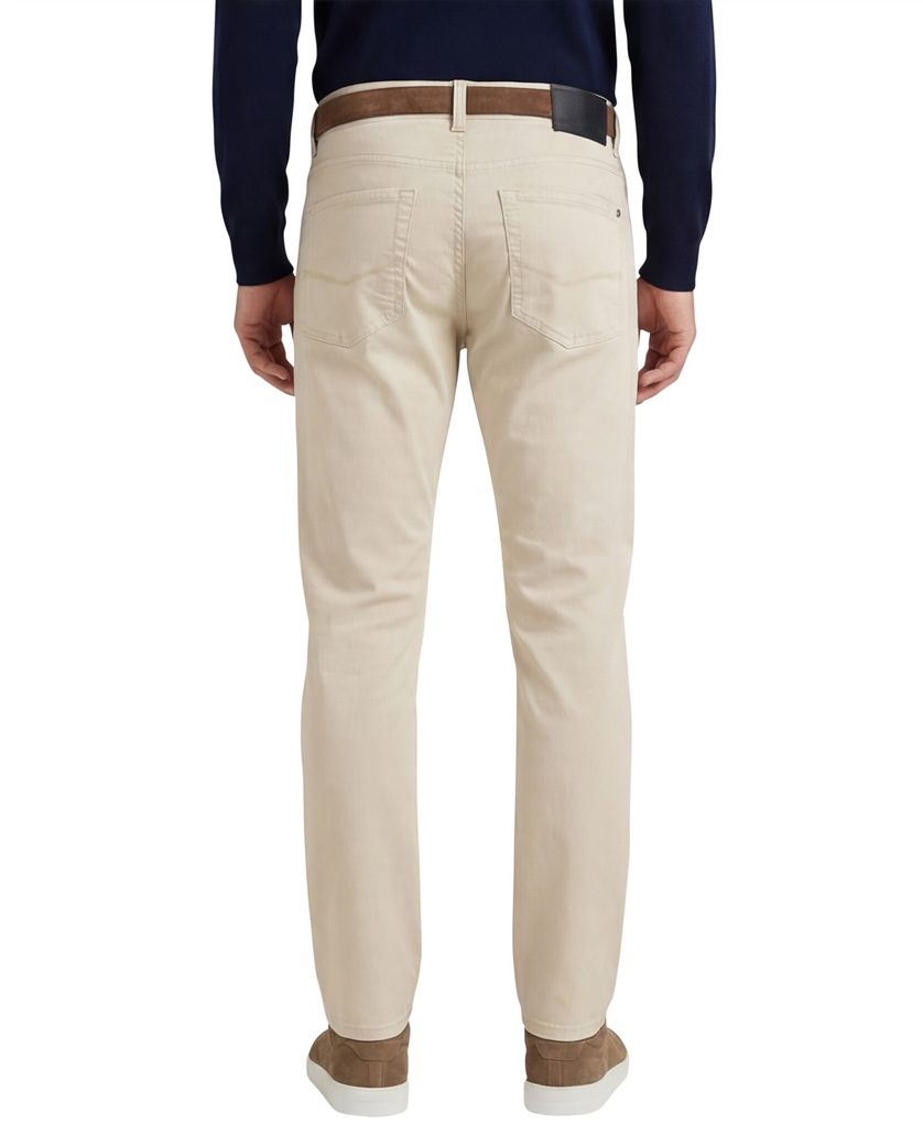 Tapered fit Pierre Cardin katoenen off-white jeans