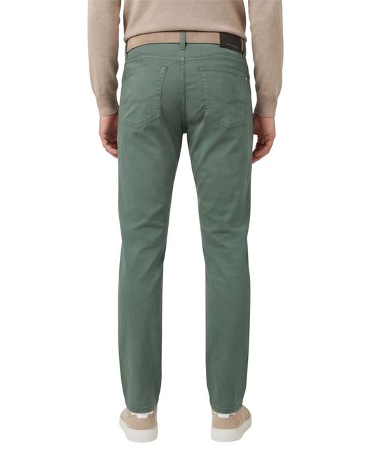 Pierre Cardin Lyon tapered 5-pocket broek groen