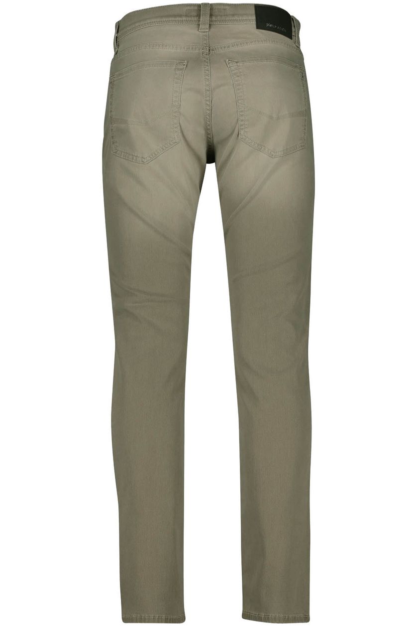 Pierre Cardin Lyon tapered fit broek bruin