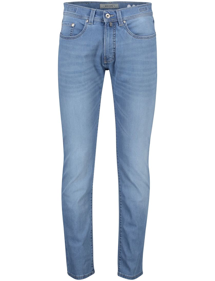 Spijkerbroek Pierre Cardin effen blauw Futureflex Lyon Tapered
