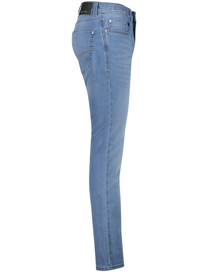 Spijkerbroek Pierre Cardin effen blauw Futureflex Lyon Tapered