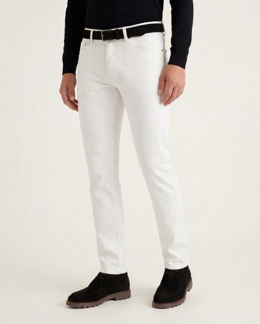 Pierre Cardin 5-pocket broek gebroken wit