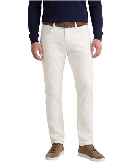 Pierre Cardin 5-pocket broek gebroken wit