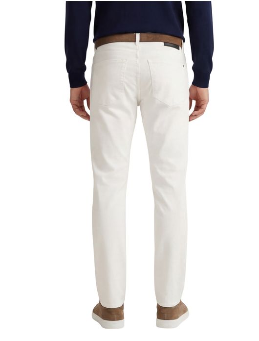 Pierre Cardin 5-pocket broek gebroken wit