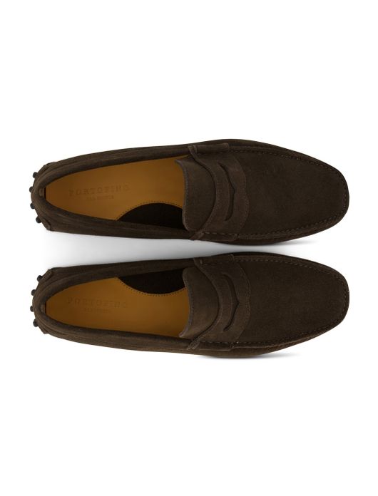 Portofino nette schoenen bruin instappers