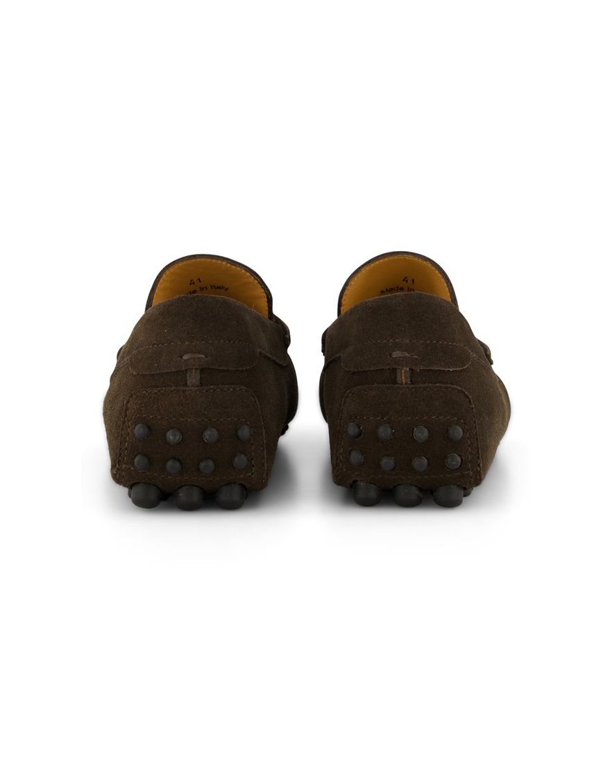 Portofino loafers donkerbruin effen leer