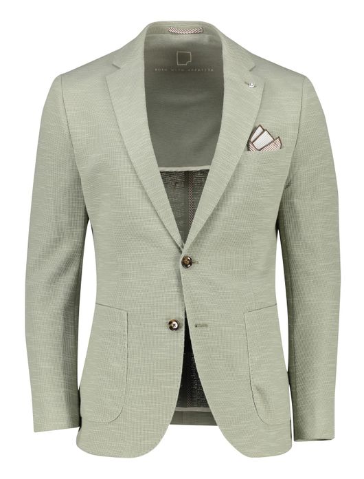 Born with appetite colbert groen slim fit