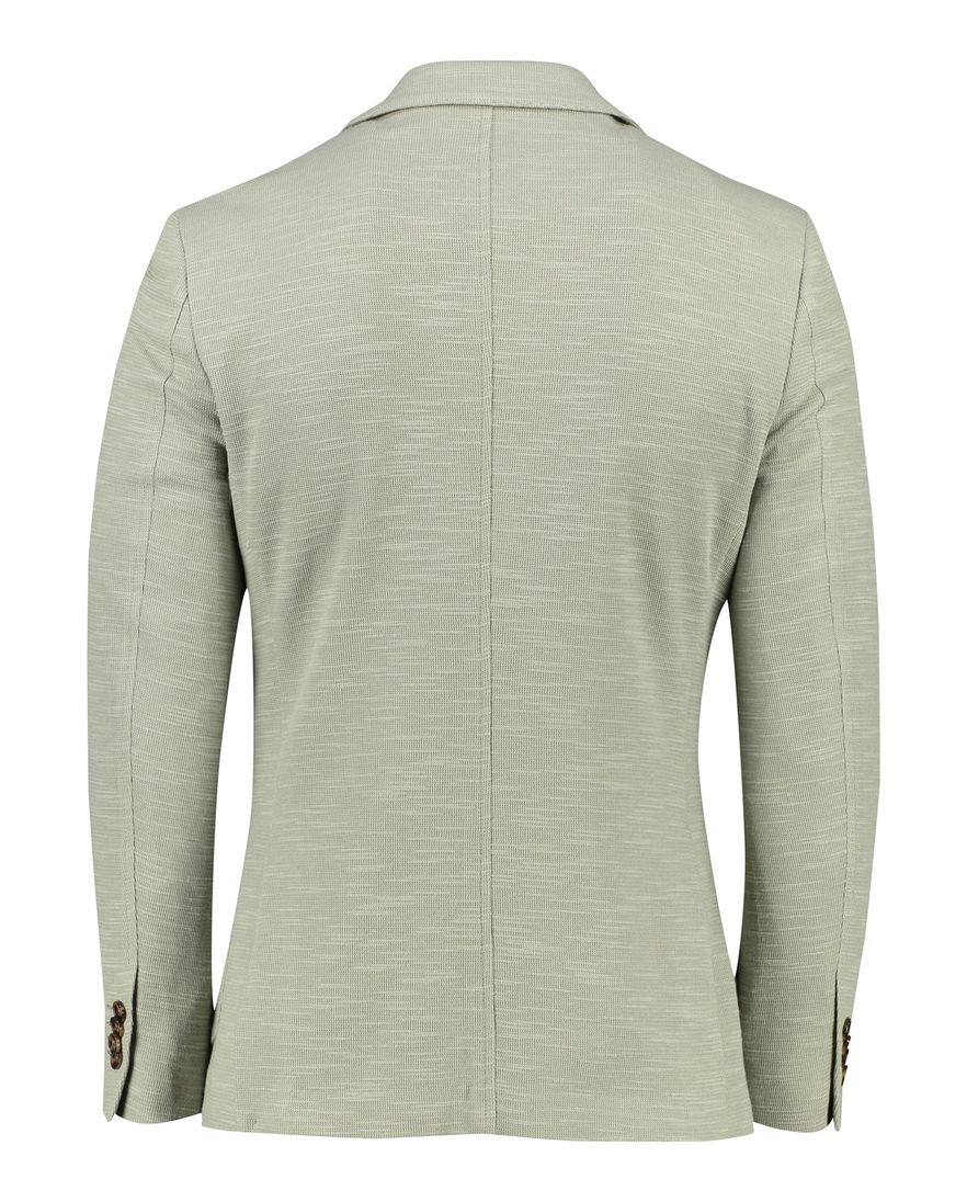 Born With Appetite colbert groen katoen slim fit