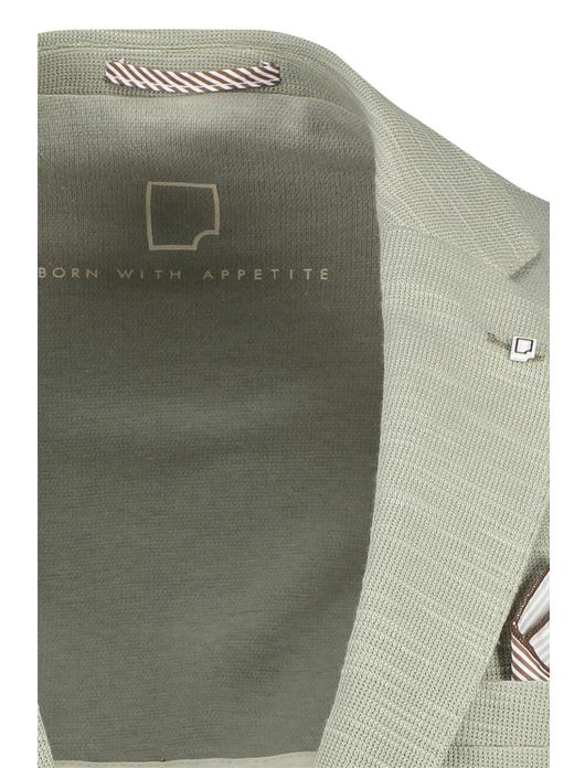 Born with appetite colbert groen slim fit