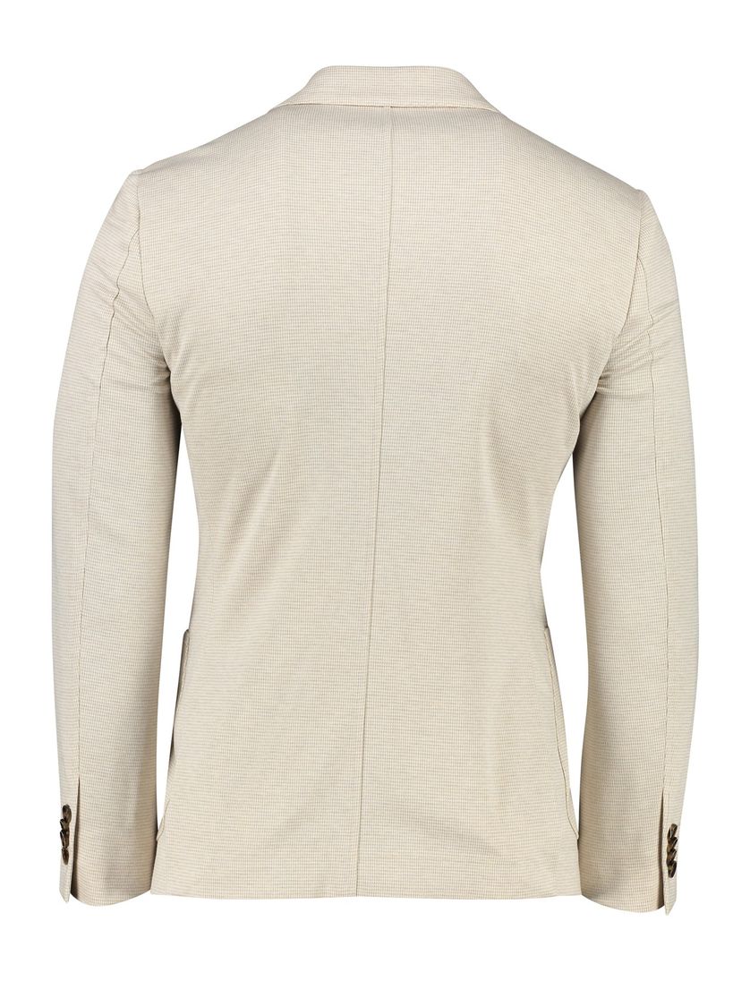 Slim fit Born With Appetite colbert beige geruit