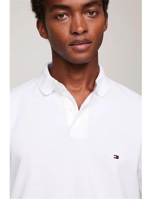 Tommy Hilfiger polo wit Plus Size